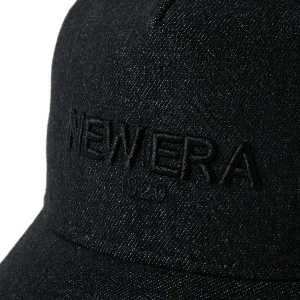 9FORTY A-Frameトラッカー Denim NEW ERA 1920 ブラック | NEW ERA ニューエラ公式オンラインストア
