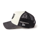 9FORTY A-Frame トラッカー Laser Burn Out Denim ロサンゼルス・ドジャース シティーコネクトロゴ クロームホワイト/ブラック | NEW ERA ニューエラ公式オンラインストア