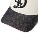9FORTY A-Frame トラッカー Laser Burn Out Denim ロサンゼルス・ドジャース シティーコネクトロゴ クロームホワイト/ブラック | NEW ERA ニューエラ公式オンラインストア