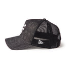9FORTY A-Frame トラッカー Laser Burn Out Denim クラシックロゴ ブラック | NEW ERA ニューエラ公式オンラインストア