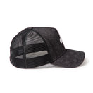 9FORTY A-Frame トラッカー Laser Burn Out Denim クラシックロゴ ブラック | NEW ERA ニューエラ公式オンラインストア