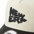 9FORTY A-Frame Word Mark Flag ブラック/クロームホワイト | NEW ERA ニューエラ公式オンラインストア