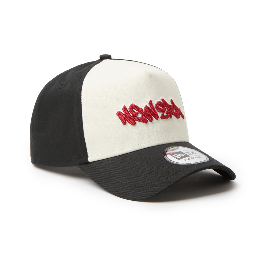 9FORTY A-Frame Tagging Logo ブラック/クローム | NEW ERA ニューエラ公式オンラインストア
