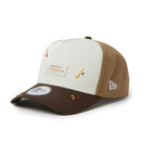 9FORTY A-Frame Splash Embroidery ウーブンパッチ クローム/カーキ/ウォルナット | NEW ERA ニューエラ公式オンラインストア