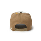 9FORTY A-Frame Splash Embroidery ウーブンパッチ クローム/カーキ/ウォルナット | NEW ERA ニューエラ公式オンラインストア