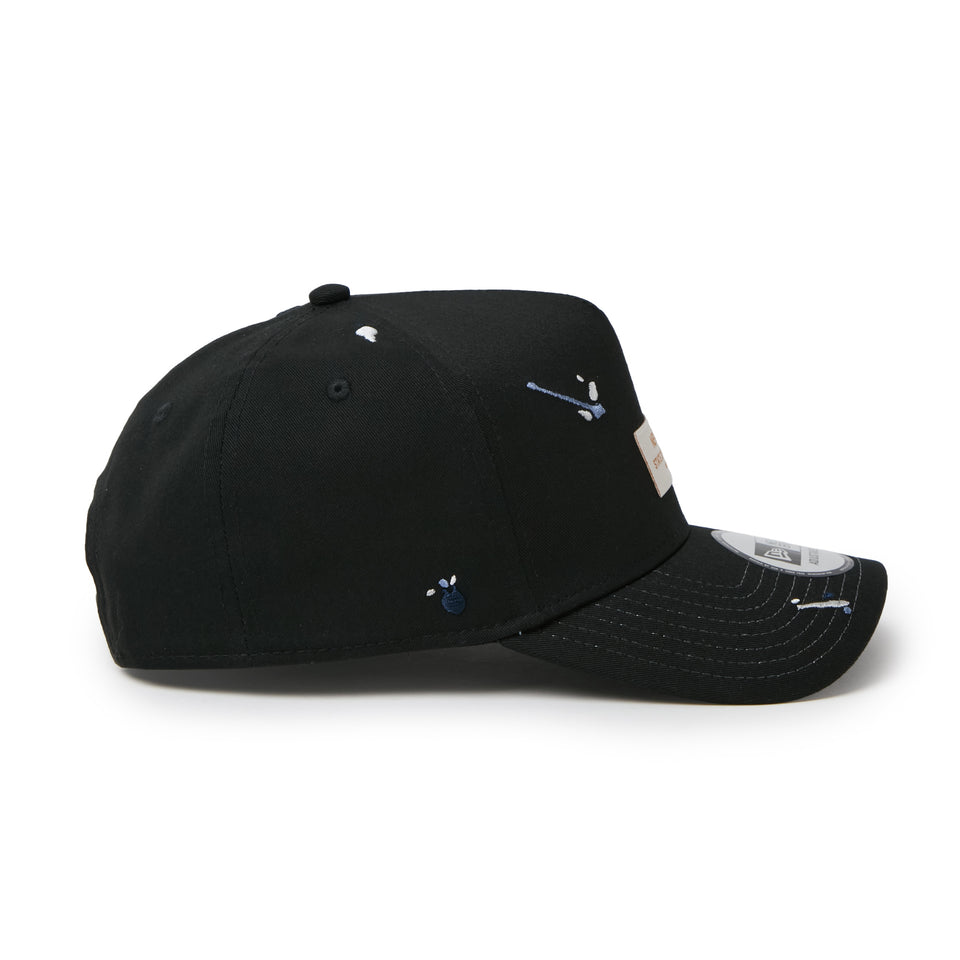 9FORTY A-Frame Splash Embroidery ウーブンパッチ ブラック/クローム | NEW ERA ニューエラ公式オンラインストア