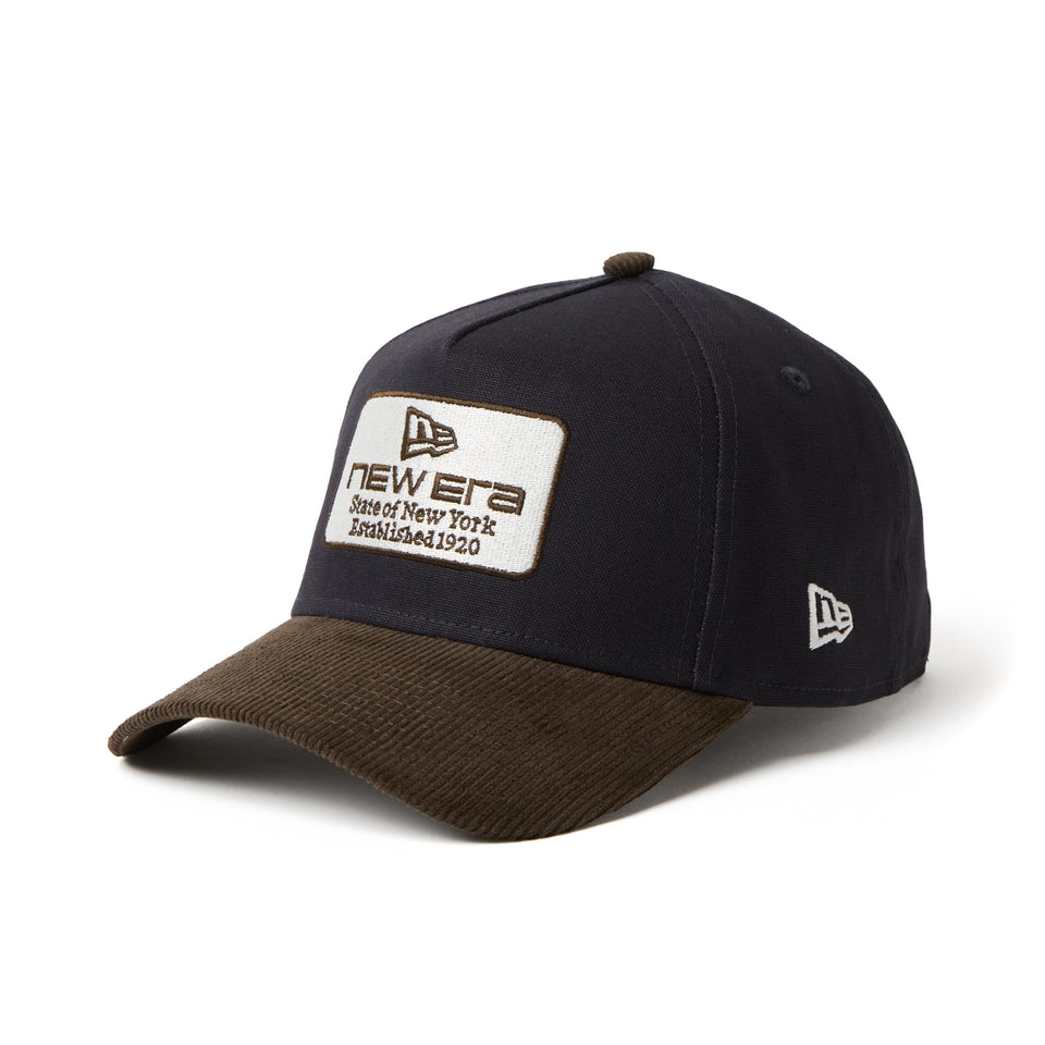 9FORTY A-Frame Duck Canvas ウーブンパッチ ネイビー/ウォルナット | NEW ERA ニューエラ公式オンラインストア