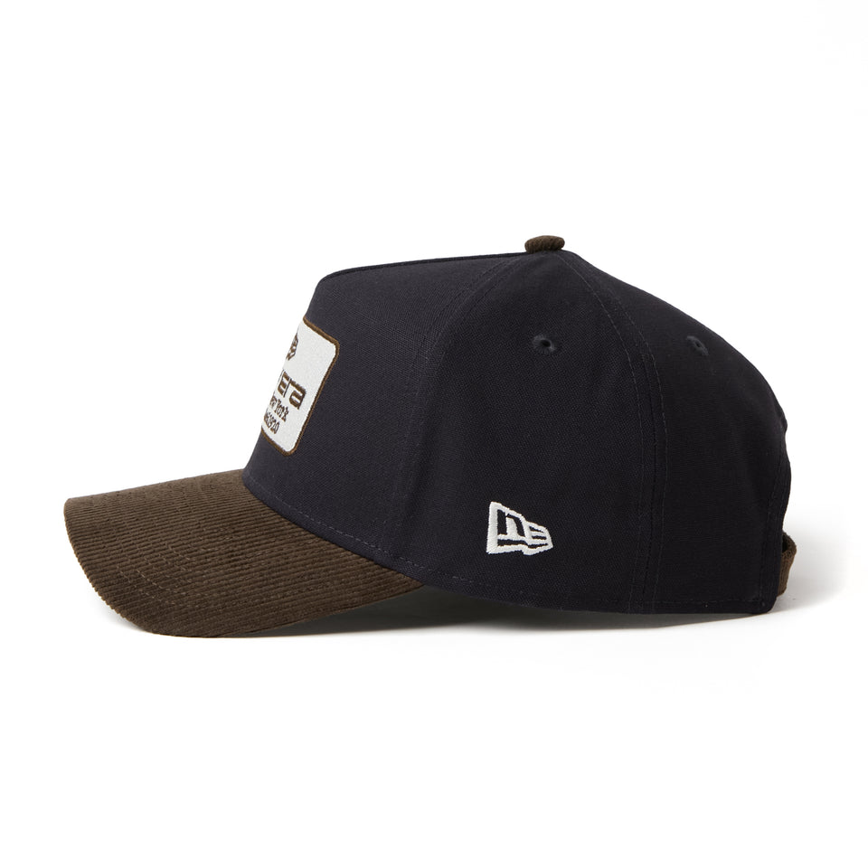 9FORTY A-Frame Duck Canvas ウーブンパッチ ネイビー/ウォルナット | NEW ERA ニューエラ公式オンラインストア