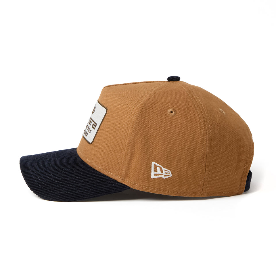 9FORTY A-Frame Duck Canvas ウーブンパッチ ライトブロンズ/ネイビー | NEW ERA ニューエラ公式オンラインストア