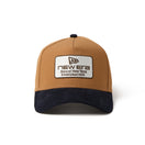 9FORTY A-Frame Duck Canvas ウーブンパッチ ライトブロンズ/ネイビー | NEW ERA ニューエラ公式オンラインストア