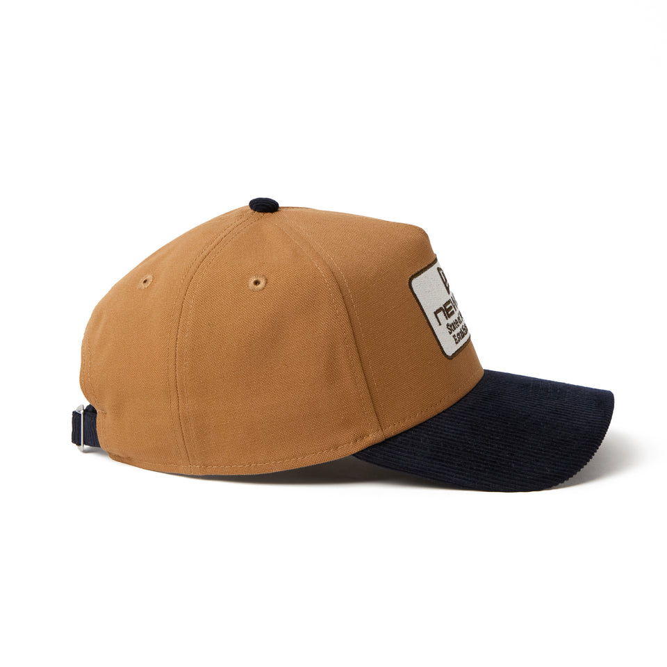 9FORTY A-Frame Duck Canvas ウーブンパッチ ライトブロンズ/ネイビー | NEW ERA ニューエラ公式オンラインストア