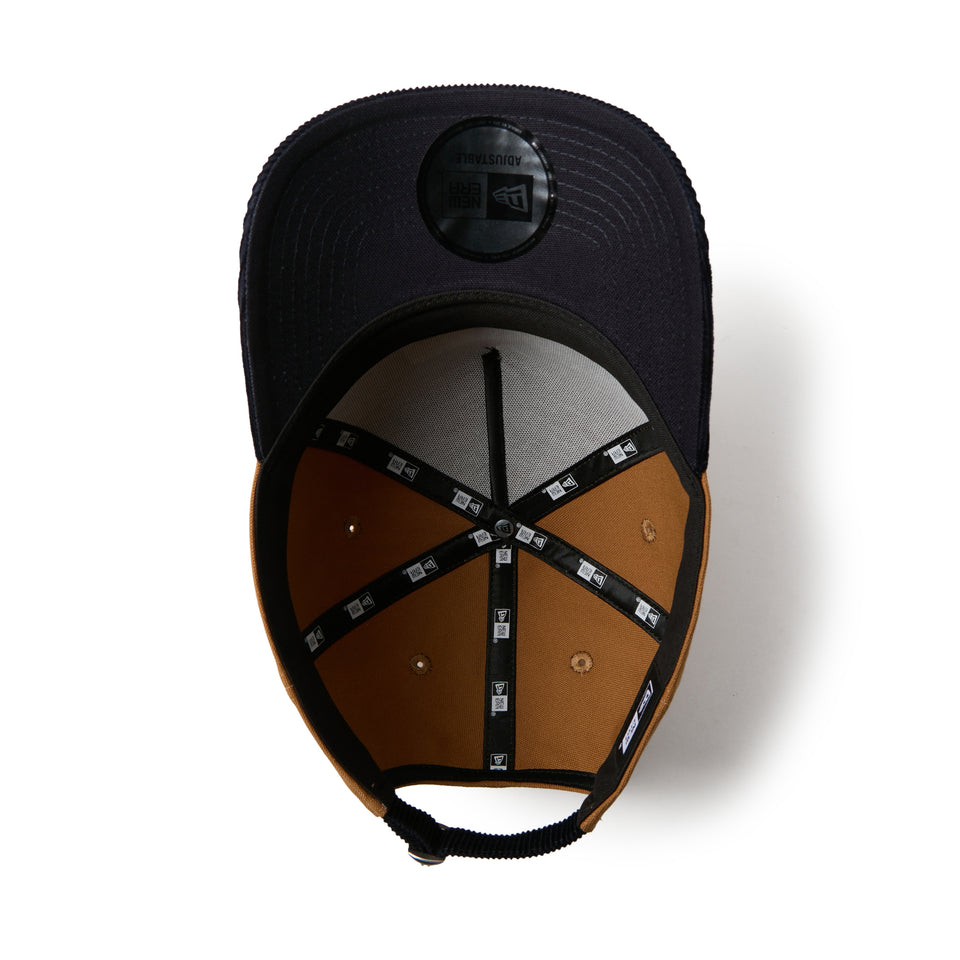 9FORTY A-Frame Duck Canvas ウーブンパッチ ライトブロンズ/ネイビー | NEW ERA ニューエラ公式オンラインストア