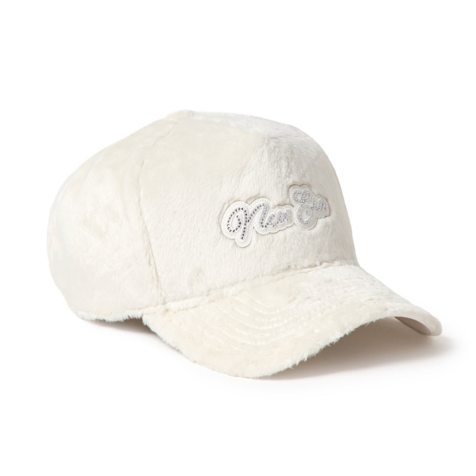 9FORTY A-Frame Micro Fur ラインストーン NEW ERA ロゴ ホワイト | NEW ERA ニューエラ公式オンラインストア