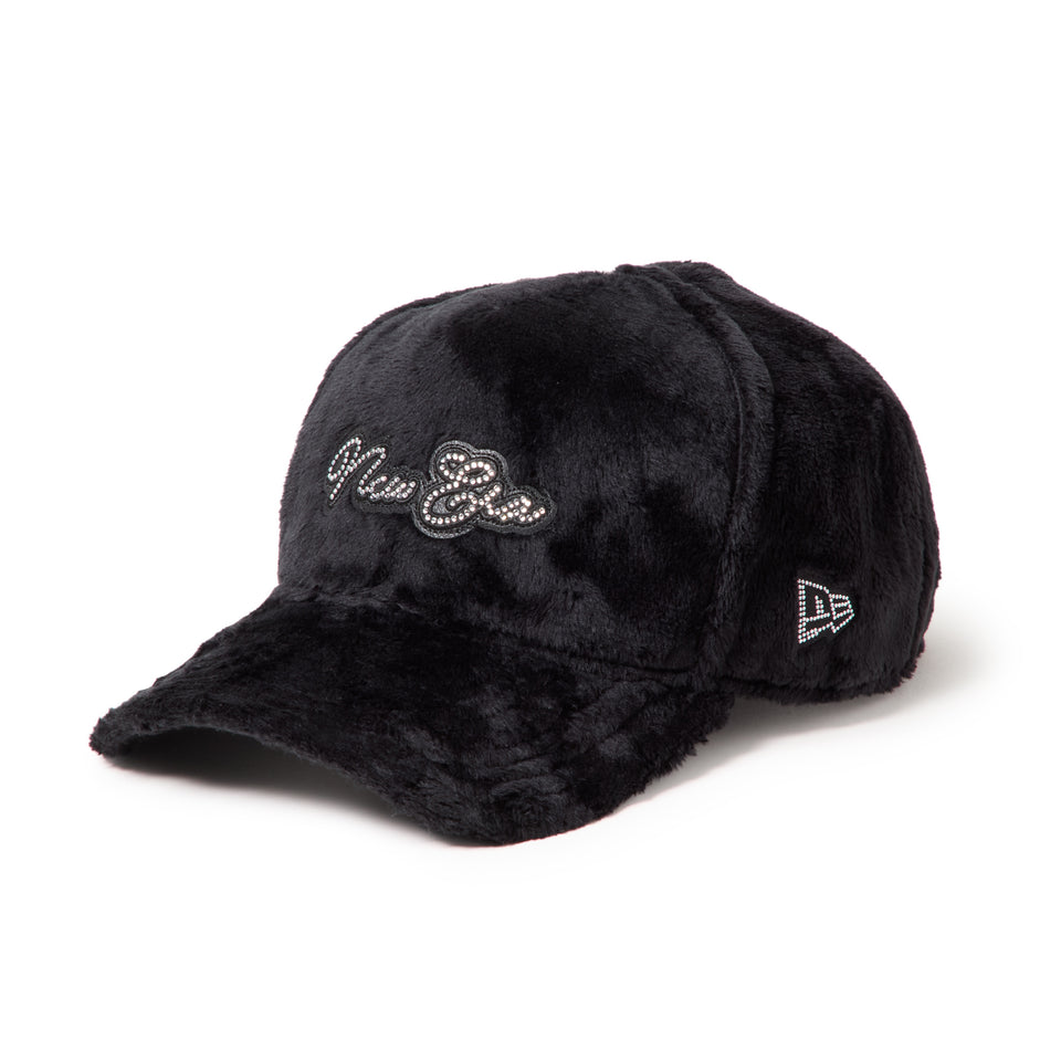 9FORTY A-Frame Micro Fur ラインストーン NEW ERA ロゴ ブラック | NEW ERA ニューエラ公式オンラインストア