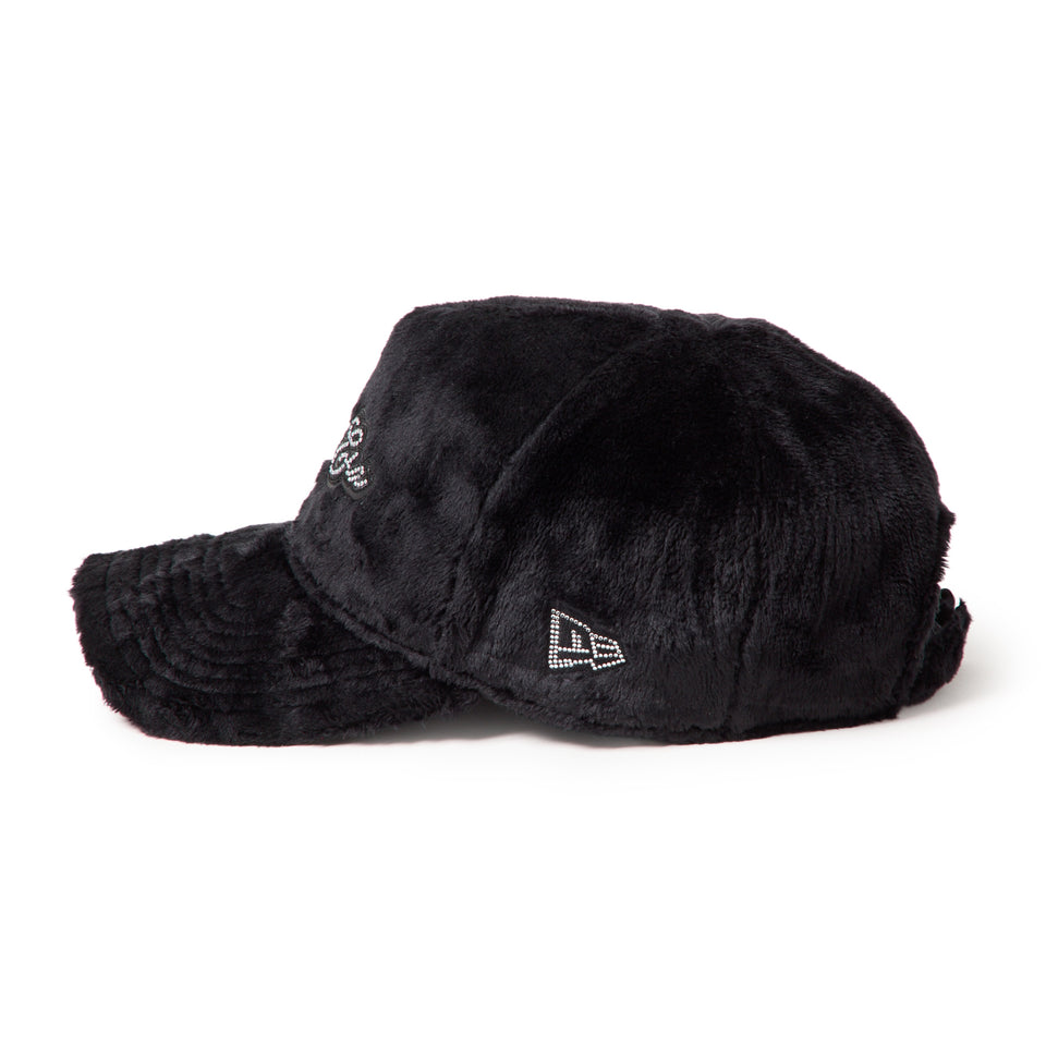 9FORTY A-Frame Micro Fur ラインストーン NEW ERA ロゴ ブラック | NEW ERA ニューエラ公式オンラインストア