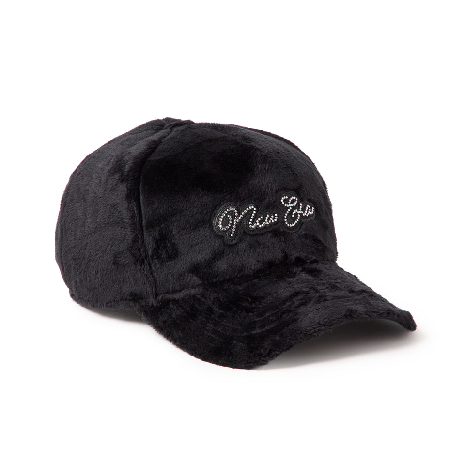 9FORTY A-Frame Micro Fur ラインストーン NEW ERA ロゴ ブラック | NEW ERA ニューエラ公式オンラインストア