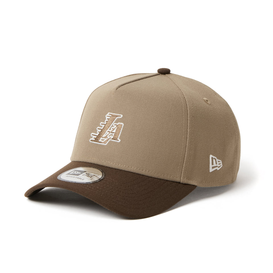 9FORTY A-Frame ロサンゼルス・レイカーズ ブリティッシュカーキ/ウォルナット | NEW ERA ニューエラ公式オンラインストア