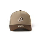 9FORTY A-Frame ロサンゼルス・レイカーズ ブリティッシュカーキ/ウォルナット | NEW ERA ニューエラ公式オンラインストア