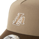 9FORTY A-Frame ロサンゼルス・レイカーズ ブリティッシュカーキ/ウォルナット | NEW ERA ニューエラ公式オンラインストア