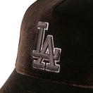 9FORTY A-Frame Velvet ベルベット ロサンゼルス・ドジャース ブラウン | NEW ERA ニューエラ公式オンラインストア