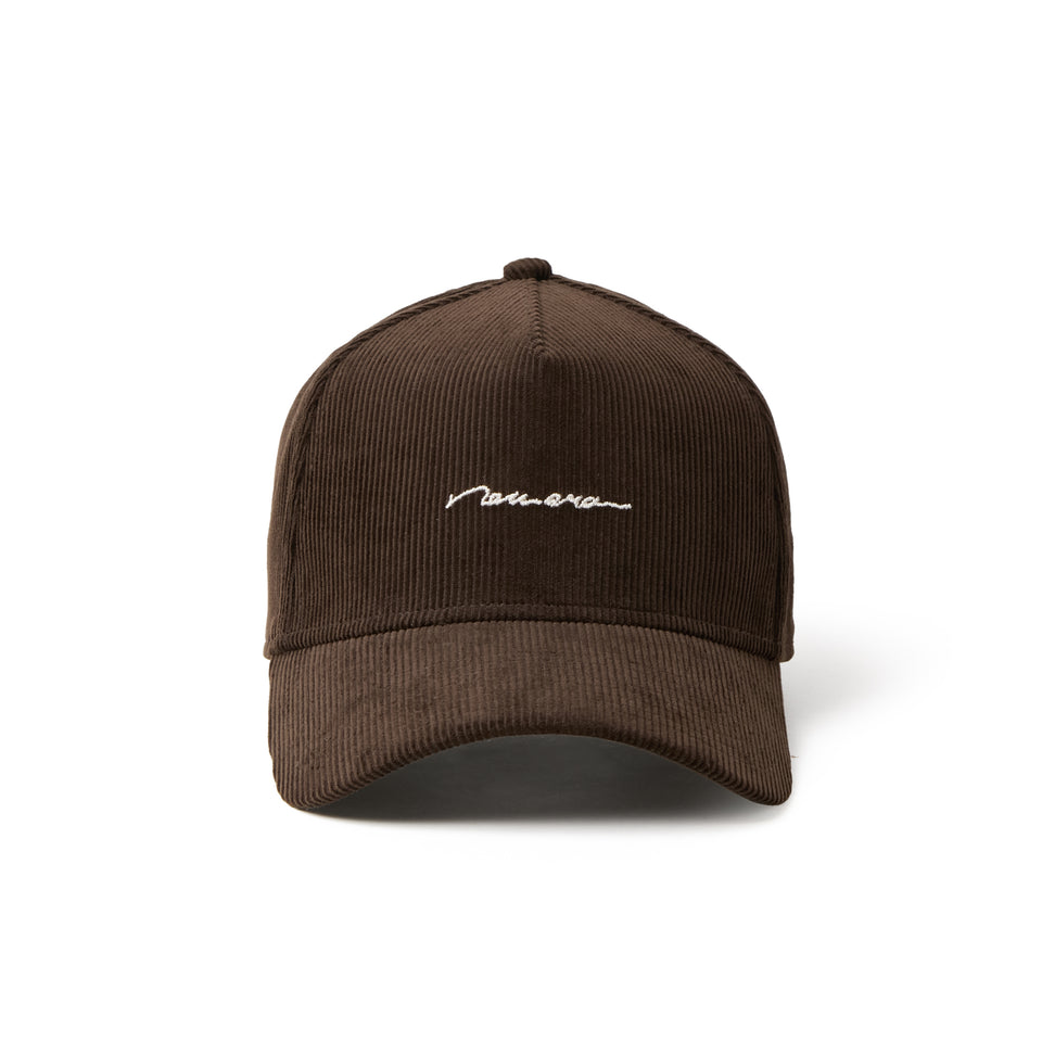 9FORTY A-Frame Handwritten Logo コーデュロイ ウォルナット | NEW ERA ニューエラ公式オンラインストア