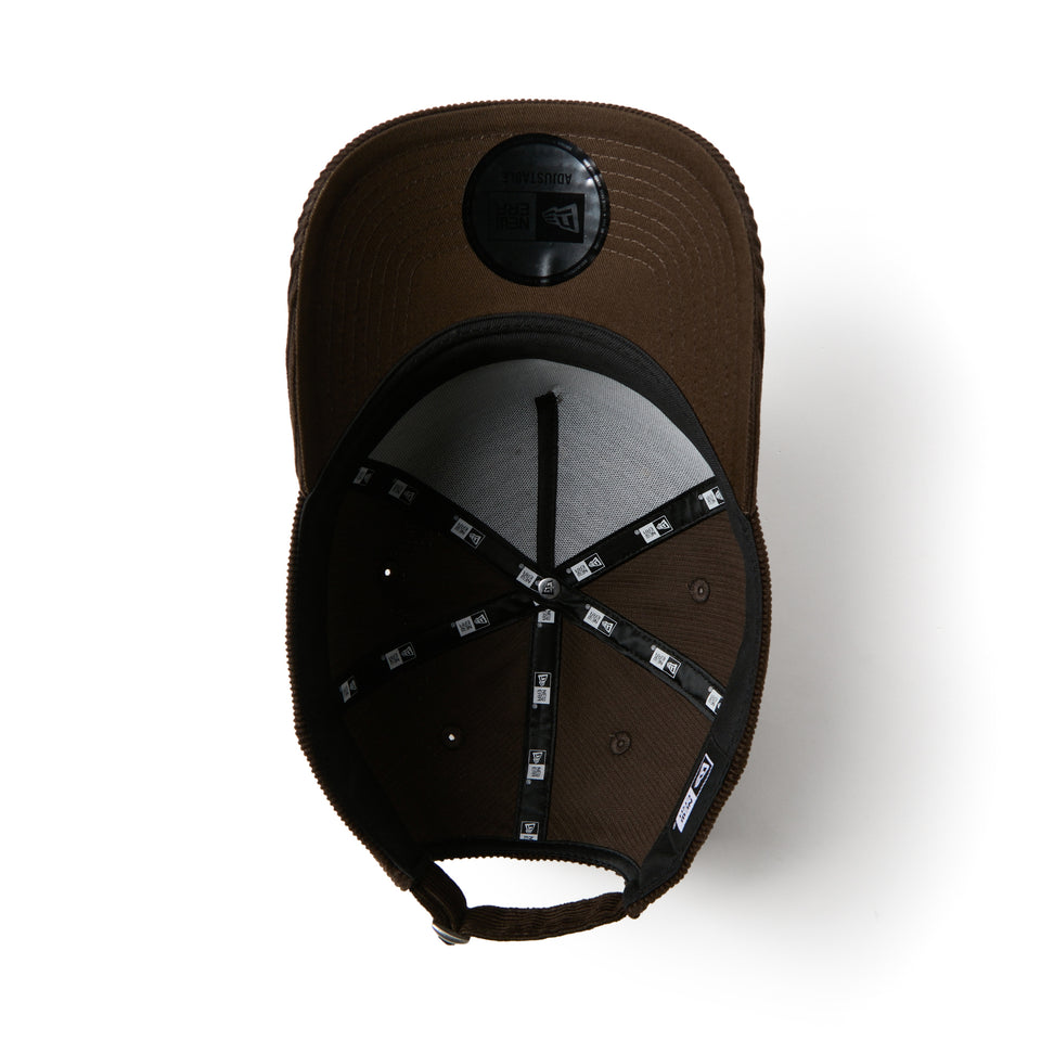 9FORTY A-Frame Handwritten Logo コーデュロイ ウォルナット | NEW ERA ニューエラ公式オンラインストア