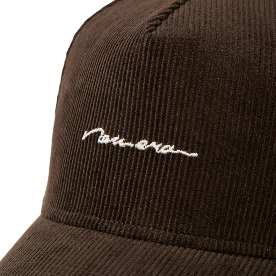 9FORTY A-Frame Handwritten Logo コーデュロイ ウォルナット | NEW ERA ニューエラ公式オンラインストア