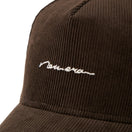 9FORTY A-Frame Handwritten Logo コーデュロイ ウォルナット | NEW ERA ニューエラ公式オンラインストア