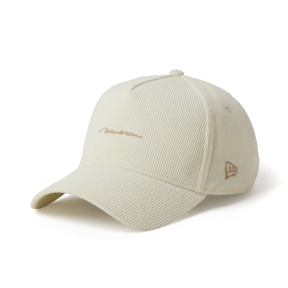 9FORTY A-Frame Handwritten Logo コーデュロイ クロームホワイト | NEW ERA ニューエラ公式オンラインストア