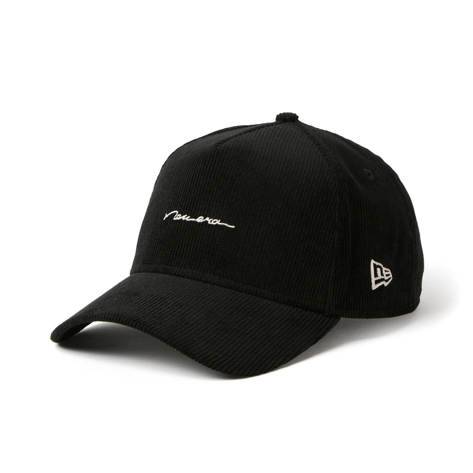 9FORTY A-Frame Handwritten Logo コーデュロイ ブラック | NEW ERA ニューエラ公式オンラインストア