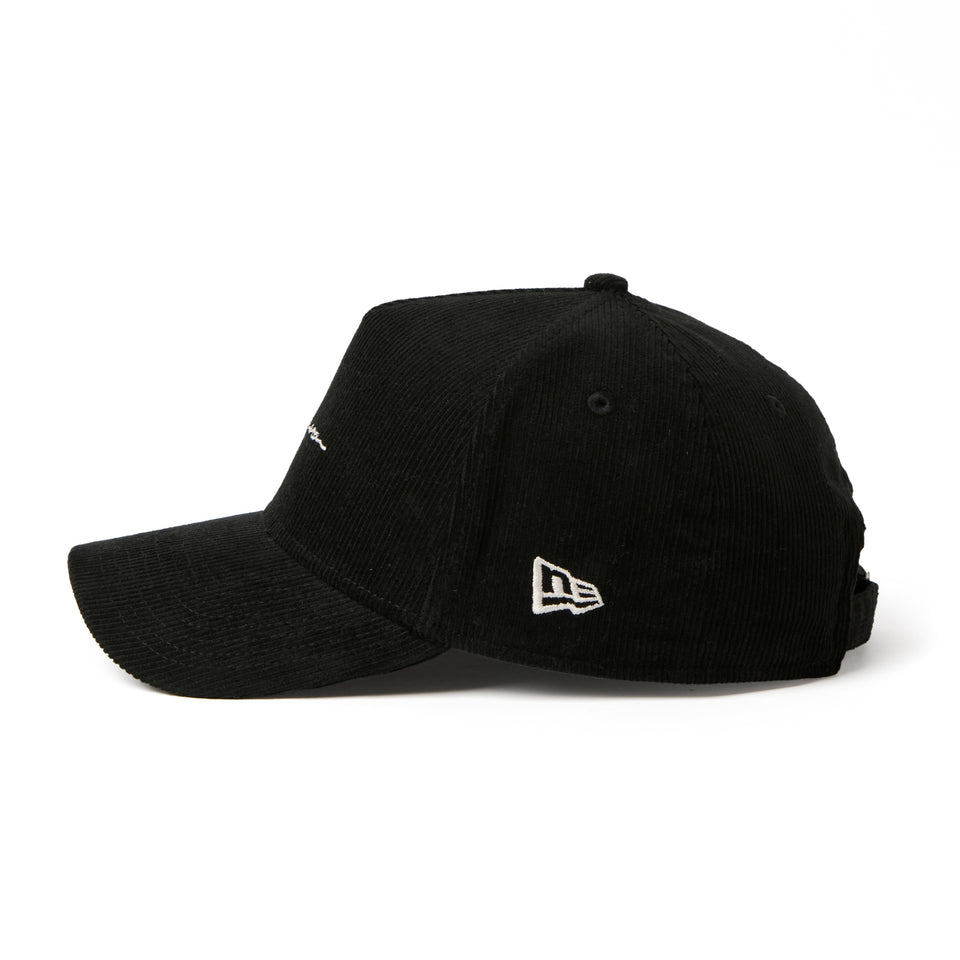 9FORTY A-Frame Handwritten Logo コーデュロイ ブラック | NEW ERA ニューエラ公式オンラインストア