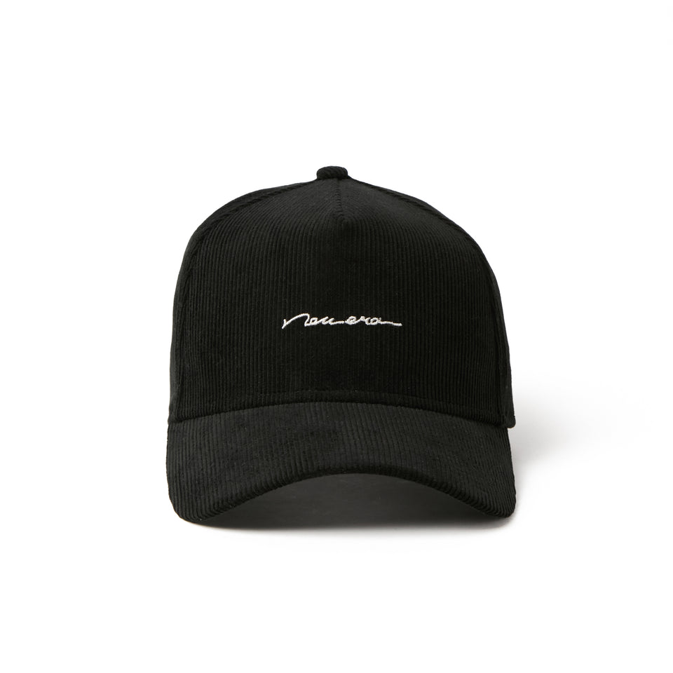 9FORTY A-Frame Handwritten Logo コーデュロイ ブラック | NEW ERA ニューエラ公式オンラインストア