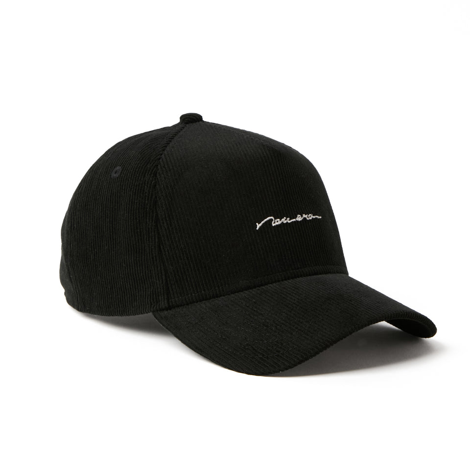 9FORTY A-Frame Handwritten Logo コーデュロイ ブラック | NEW ERA ニューエラ公式オンラインストア