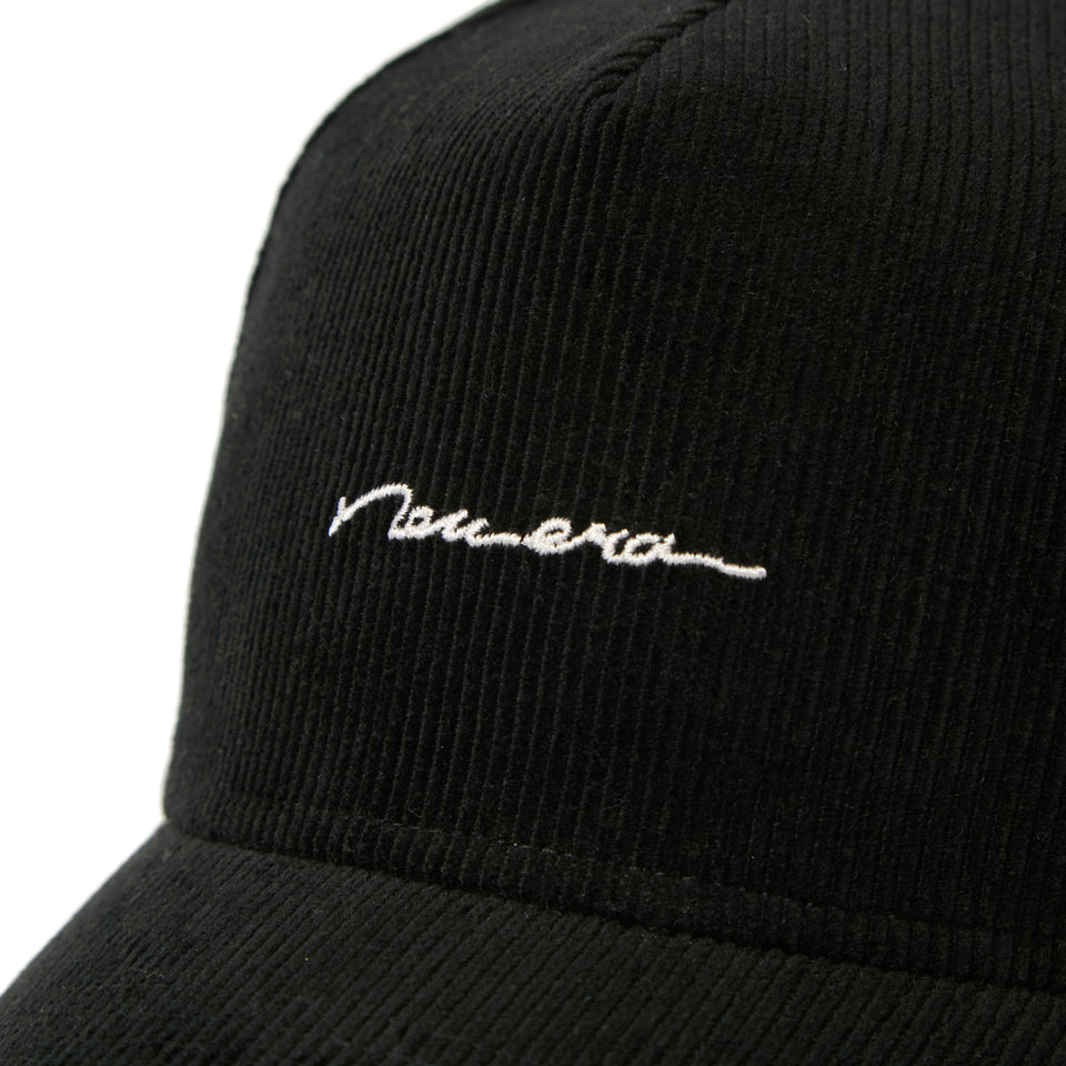9FORTY A-Frame Handwritten Logo コーデュロイ ブラック | NEW ERA ニューエラ公式オンラインストア