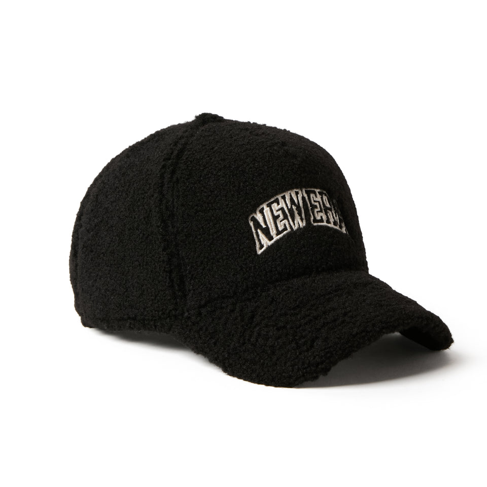 9FORTY A-Frame Boa Fleece カレッジロゴ ブラック | NEW ERA ニューエラ公式オンラインストア