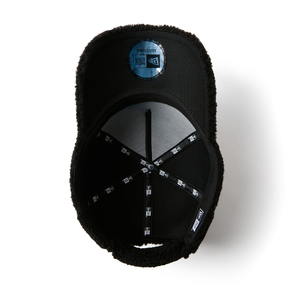 9FORTY A-Frame Boa Fleece カレッジロゴ ブラック | NEW ERA ニューエラ公式オンラインストア