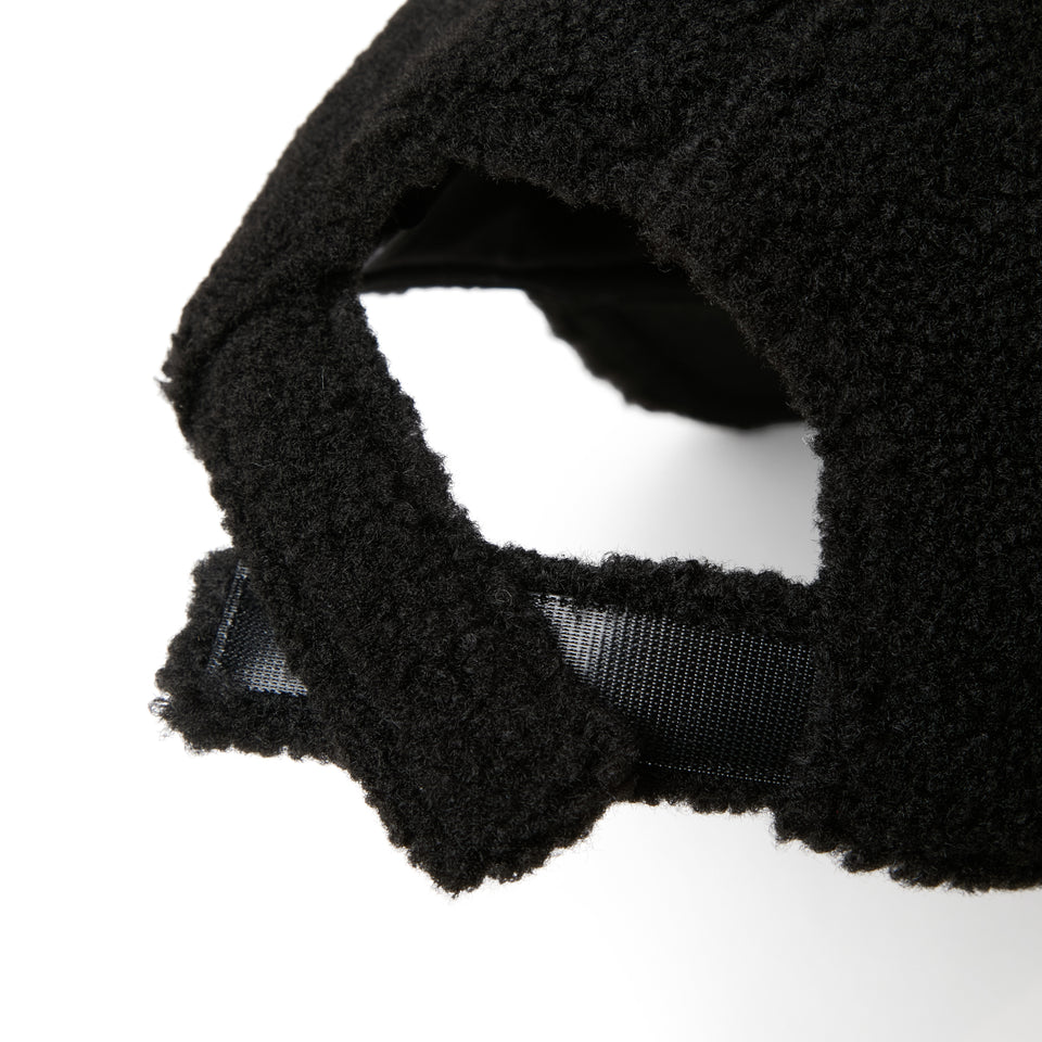 9FORTY A-Frame Boa Fleece カレッジロゴ ブラック | NEW ERA ニューエラ公式オンラインストア