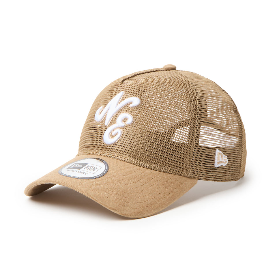9FORTY A-Frame All Mesh クラシックロゴ カーキ | NEW ERA ニューエラ公式オンラインストア