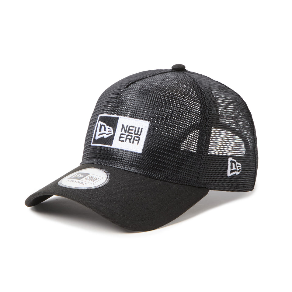 9FORTY A-Frame All Mesh アーカイブ ボックスロゴ ブラック | NEW ERA ニューエラ公式オンラインストア