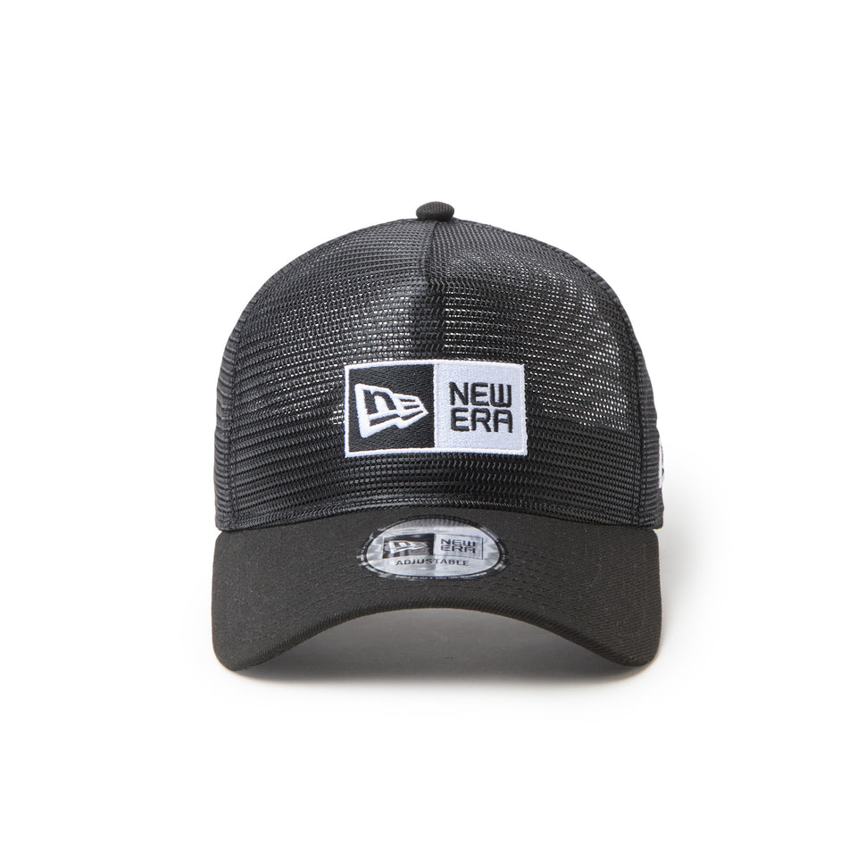 9FORTY A-Frame All Mesh アーカイブ ボックスロゴ ブラック | NEW ERA ニューエラ公式オンラインストア