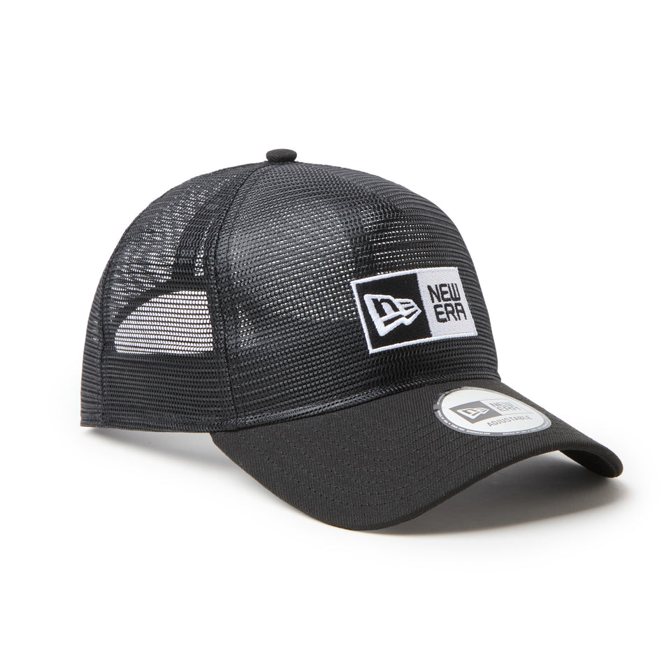 9FORTY A-Frame All Mesh アーカイブ ボックスロゴ ブラック | NEW ERA ニューエラ公式オンラインストア