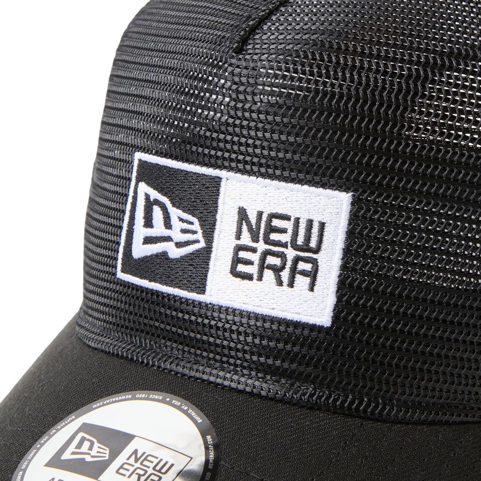 9FORTY A-Frame All Mesh アーカイブ ボックスロゴ ブラック | NEW ERA ニューエラ公式オンラインストア