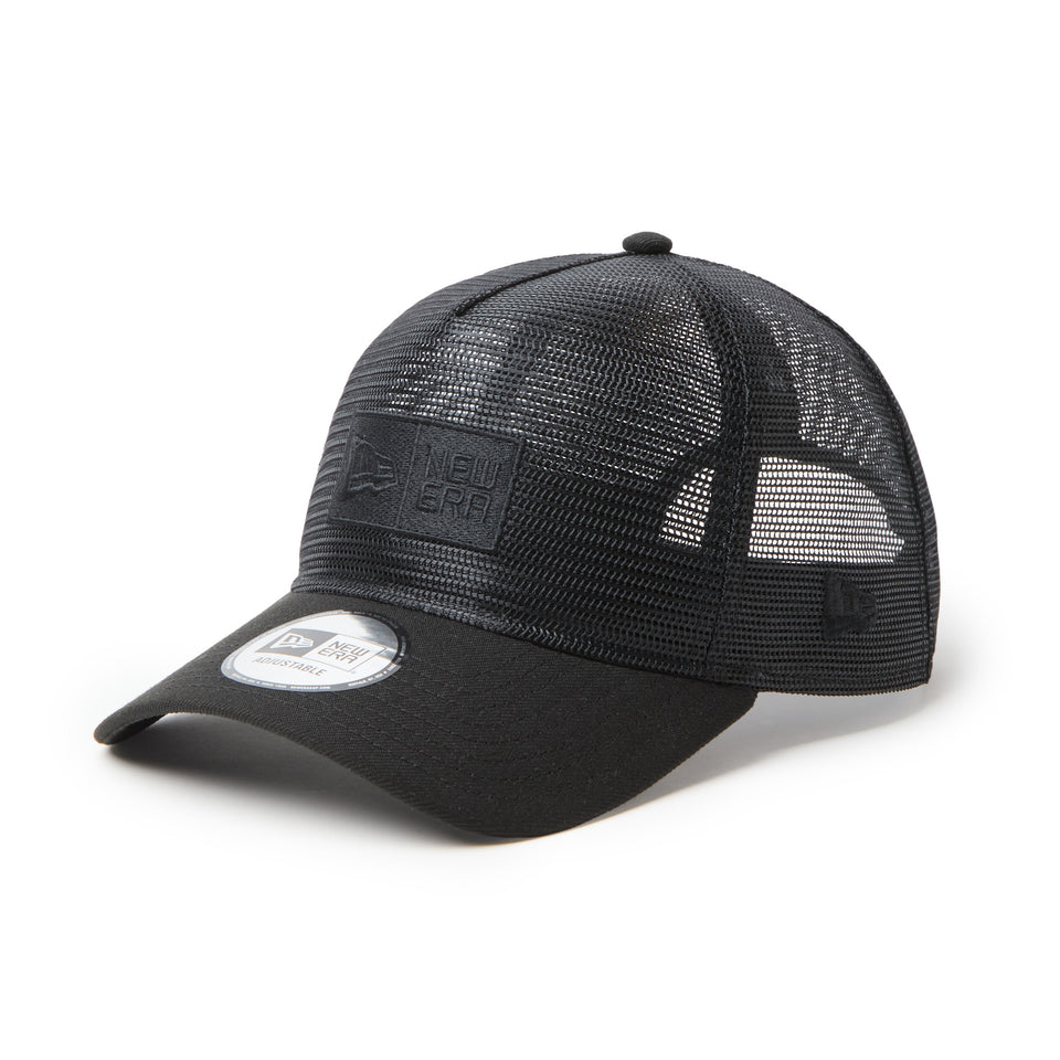 9FORTY A-Frame All Mesh アーカイブ ボックスロゴ ブラック | NEW ERA ニューエラ公式オンラインストア