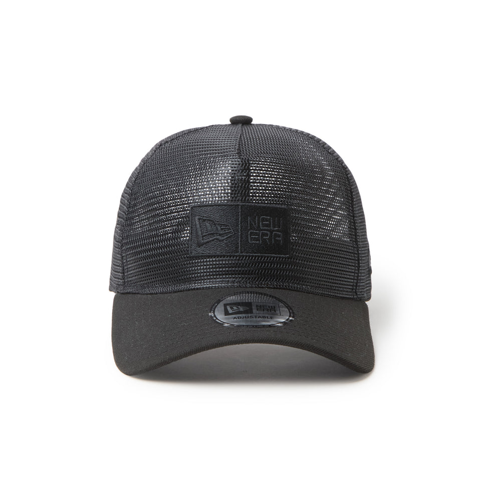 9FORTY A-Frame All Mesh アーカイブ ボックスロゴ ブラック | NEW ERA ニューエラ公式オンラインストア