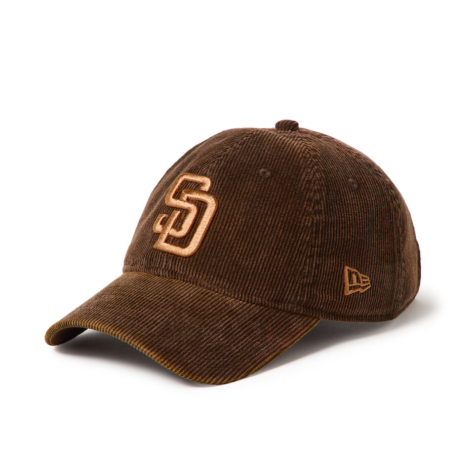 9TWENTY Faded Corduroy サンディエゴ・パドレス ブラウン | NEW ERA ニューエラ公式オンラインストア