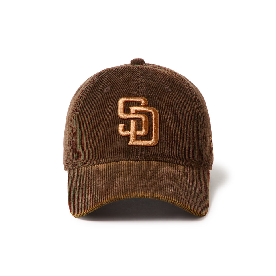 9TWENTY Faded Corduroy サンディエゴ・パドレス ブラウン | NEW ERA ニューエラ公式オンラインストア