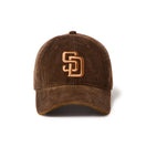 9TWENTY Faded Corduroy サンディエゴ・パドレス ブラウン | NEW ERA ニューエラ公式オンラインストア