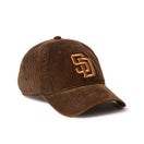 9TWENTY Faded Corduroy サンディエゴ・パドレス ブラウン | NEW ERA ニューエラ公式オンラインストア