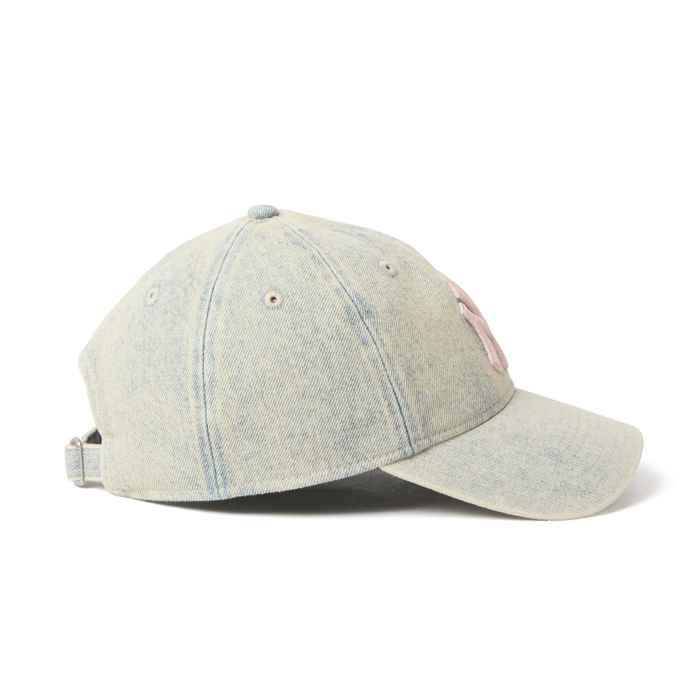 9TWENTY Over Dye Denim ニューヨーク・ヤンキース ホワイト | NEW ERA ニューエラ公式オンラインストア