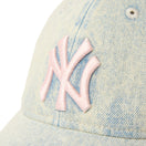 9TWENTY Over Dye Denim ニューヨーク・ヤンキース ホワイト | NEW ERA ニューエラ公式オンラインストア